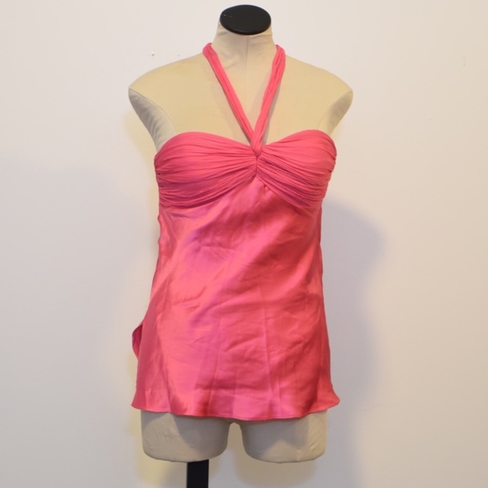 Vintage Free People Silk Halter Top